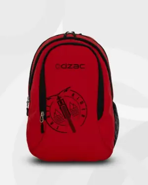 school bag dzac red color