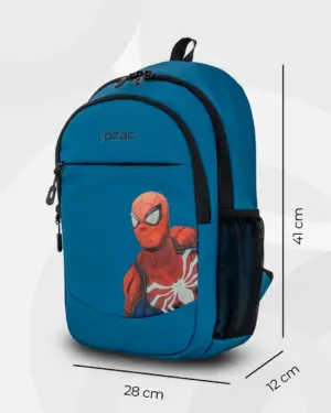 spiderman kids bag size