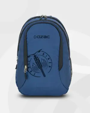 school bag blue